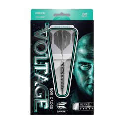 Dardo Target Darts Voltage Rob Cross Black Pixel Steel 90% 23gr 100557