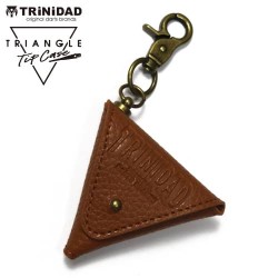 Er trägt Dartspitzen Trinidad Brauner Dreieck