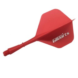 Pluma Gildarts Estandarte vermelho M 27.5mm