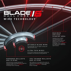 Diana Winmau Blade 6 Dual Core Dartboard 3031.