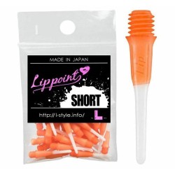 Spitzen Lippoint Shortlip Zwei Ton Orange Weiß 22mm 2ba 30unid