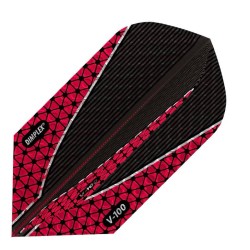 Feder Darts Viper Dimplex Darts Flights Schlank Rot Schwarz 30-9106