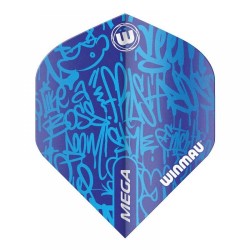 Plumas Winmau Darts Mega Standard Azul 6900.240