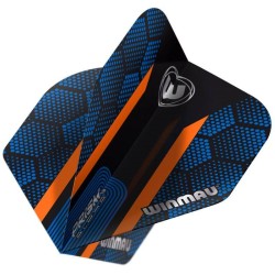 Plumas Winmau Darts Prism Alpha Blue Orange Hexagon 6915.184