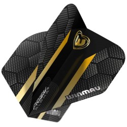 Fülle Winmau Darts Prism Alpha Schwarz Gold Hexagon 6915.185