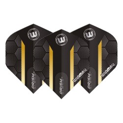 Fülle Winmau Darts Prism Alpha Schwarz Gold Hexagon 6915.185