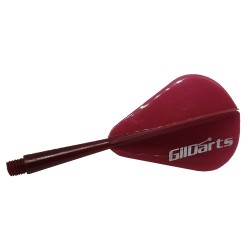 Pluma Gildarts Fantail Vermelho M 27.5mm