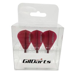 Pluma Gildarts Fantail Vermelho M 27.5mm