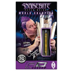 Darts Red Dragon Peter Wright Snakebite Euro 11 Element Gold Pc20 20gr Rdd2329