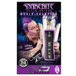 Darts Red Dragon Peter Wright Snakebite Black Racer 90% 24gr Rdd2382