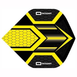 Pena Dardo Datadart Hex Flight Amarelo/preto