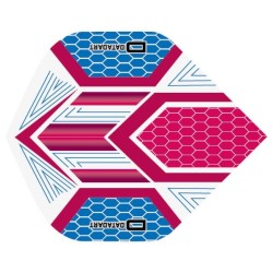 Schwertfeder Datadart Hex Flight Blau/Pink