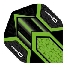 Pena Dardo Datadart Hex Flight Preto/verde