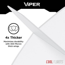 Flitterfeuer Darts Viper Cool Flights Standard Clear 30-7729