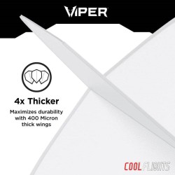 Pluma Darts Viper Cool Flights Standard Clear 30-7729