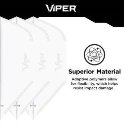 Pluma Darts Viper Cool Flights Standard Clear 30-7729