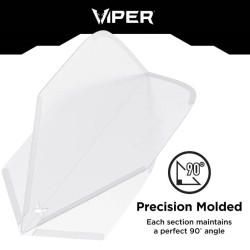 Pluma Darts Viper Cool Flights Standard Clear 30-7729