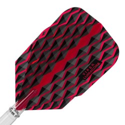 Caneta Dart Viper Flights Lumacore Standard Vermelho Preto 30-6202