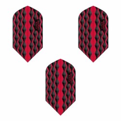 Fülle Darts Viper Flights Lumacore Slim Rot Schwarz 30-6252