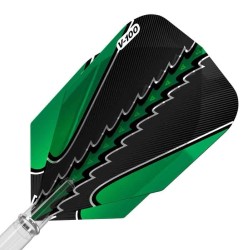 Feder Darts Viper Flights Schwarz Flux Standard Grün 30-1823