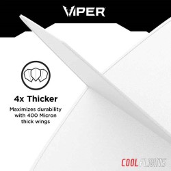 Feder Darts Viper Cool Flights Standard Weiß 30-7728