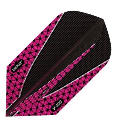 Viper Darts Pen Dimplex Dardos Flights Slim Rosa Preto 30-9109