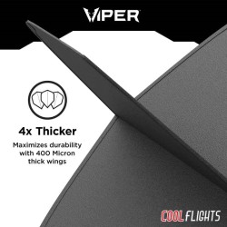 Feder Darts Viper Cool Flights Standard Schwarz 30-7725