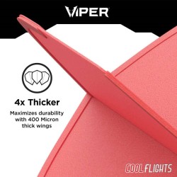 Pena Darts Viper Cool Flights Slim Red 30-7701