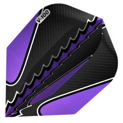 Feder Darts Viper Flights Schwarzer Fluss Standard Purple 30-1822