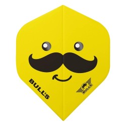 Plumas Bulls Darts Smiley 100 Mustache Standard 50890