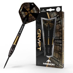 Darts Mission Krypt M1 Black & Gold Pvd 90% 22gr