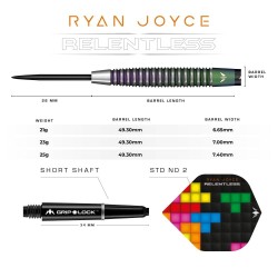 Darts Ryan Joyce Mission Relentless Pvd Korall 21g 95% D1587