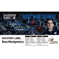 Dardos Cosmo Darts Discovery Label Ross Montgomery 90% 19g