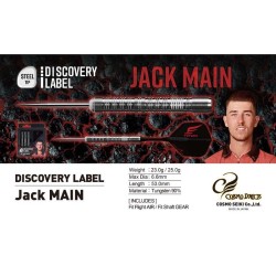 Dardos Cosmo Darts Discovery Label Jack Main 90% 23g