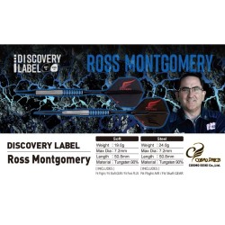 Dardos Cosmo Darts Discovery Label Ross Montgomery 90% 24g