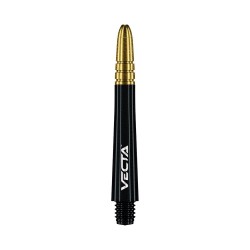 Weizen Winmau Darts Vecta Shaft Schwarz Gold 34mm 7025.109