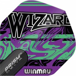 Fülle Winmau Darts Prism Delta Wizard Purple Green Flug 6915.252