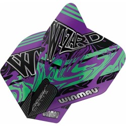 Plumas Winmau Darts Prism Delta Wizard Purple Green Voo 6915.252