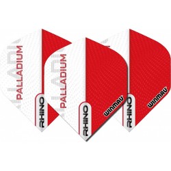 Plumas Winmau Darts Standard Rhino Pallatium Vermelho Branco 6905.234