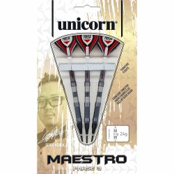 Dardos Unicorn Darts Maestro Seigo Asada Phase 3 Black 22g 90% 4614