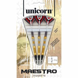 Dardos Unicorn Darts Maestro Seigo Asada Phase 3 Gold Soft 22g 90% 4613