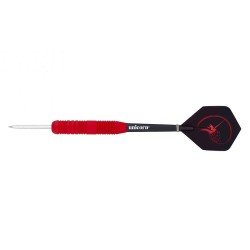 Darts Unicorn Rubberisiertes Rot 23g