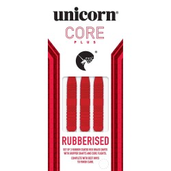 Dardos Unicorn Rubberised Red 23gr Latón 8654