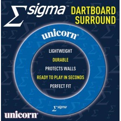 Dartboard Umringt Unicorn Sigma Blau 79355