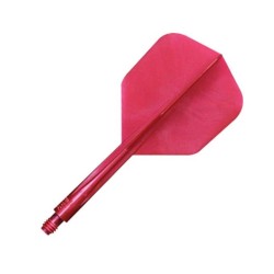 Plumas Condor Axe Shape Metallic Red L 33.5mm Três de vocês.