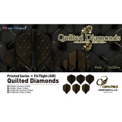 Plumas Fit Flight Air Quilted Diamonds Standard Preto