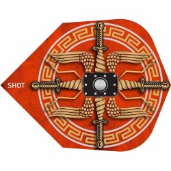 Plumas Shot Darts Império Romano Centurião Shape No6 Sh-sf5431