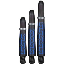 Cañas Shot Darts Koy Carbon Helioknot Azul Intermedia 41mm Sh-sm3706/i