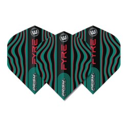 Plumas Winmau Darts Standard Prism Alpha Negro Turquesa Vermelha 6915.708