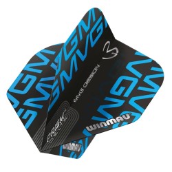 Plumas Winmau Darts Standard Prism Delta Mvg Black Blue Logo 6915.244